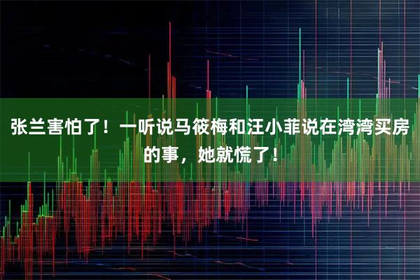 张兰害怕了!一听说马筱梅和汪小菲说在湾湾买房的事,她就慌了!
